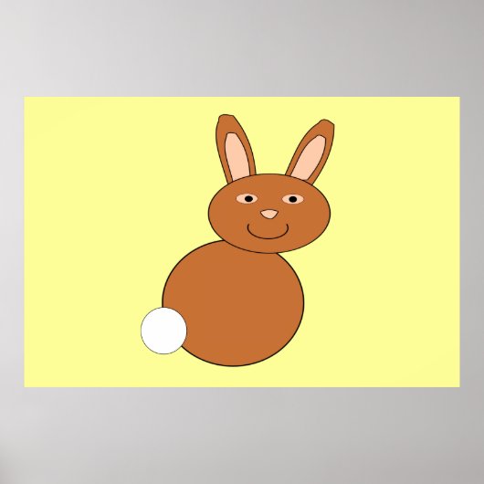 Happy Easter Bunny Poster (Voorkant)