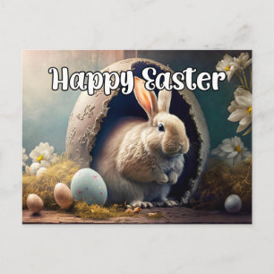 Happy Easter Bunny Rabbit Briefkaart