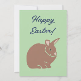 Happy Easter Bunny Rabbit Feestdagenkaart