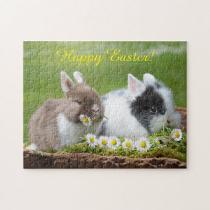 Happy Easter Bunny Rabbit Legpuzzel