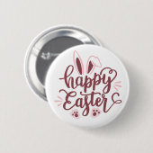Happy Easter Bunny Ronde Button 5,7 Cm (Voorkant /achterkant)
