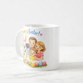 “Happy Easter Bunny Selfie Mug  (Devant gauche)