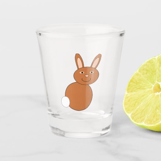 Happy Easter Bunny Shot Glas (Voorkant)