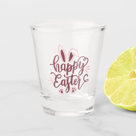 Happy Easter Bunny Shot Glas (Voorkant)