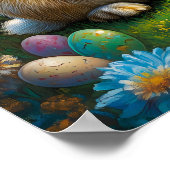 Happy Easter Bunny Spring Poster (Hoek)