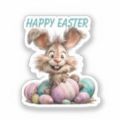 Happy Easter Bunny Sticker (Recto)