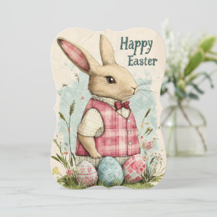 Happy Easter  Bunny Tekening Feestdagenkaart