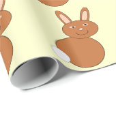 Happy Easter Bunny Wrapping Paper Cadeaupapier (Rol Hoek)