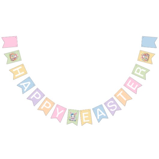 Happy Easter bunting banner (Alle)