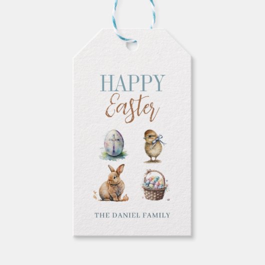 Happy Easter Cadeaulabel (Voorkant)