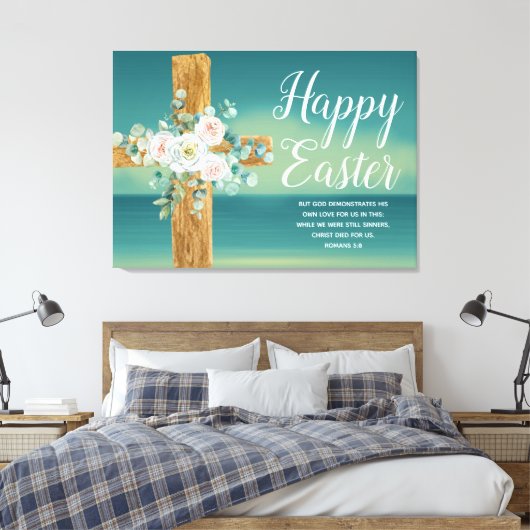 Happy Easter Canvas Afdruk (Insitu (Slaapkamer))