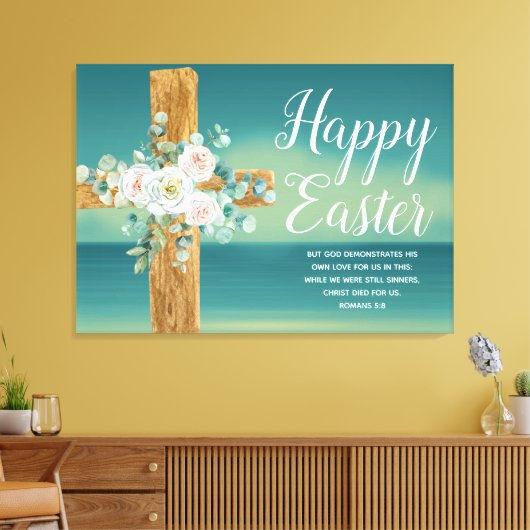 Happy Easter Canvas Afdruk (Insitu (Woonkamer))