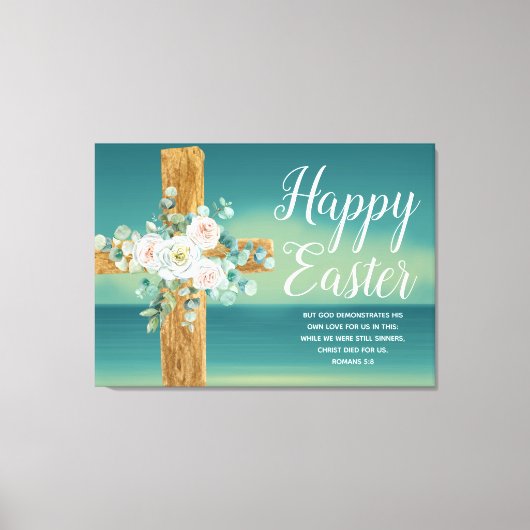 Happy Easter Canvas Afdruk (Voorkant)