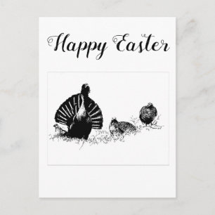 Happy Easter capercaillies Hunters Briefkaart