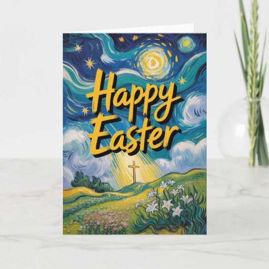Happy Easter Card | Christian Religious Bulk Kaart (Voorkant)
