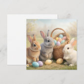 Happy Easter Card Feestdagenkaart (Voorkant / Achterkant)