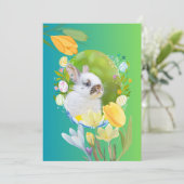 Happy Easter card Feestdagenkaart (Staand voorkant)