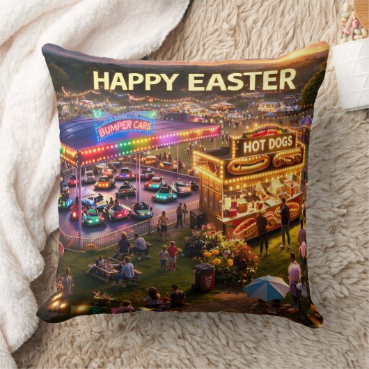 Happy Easter carnival pillow Kussen (Deken)