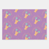 Happy Easter Carrot Bunch Inpakpapier Vel (Voorkant)