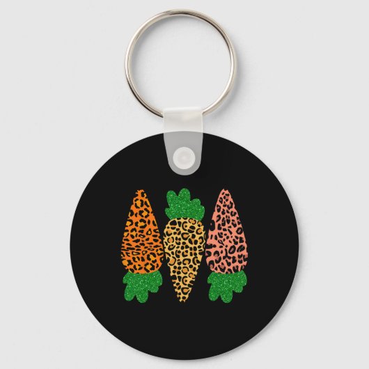 Happy Easter Carrots Sleutelhanger (Voorkant)