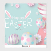 Happy Easter Celebration Sticker (Vel)