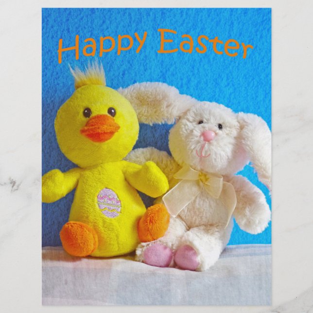 Happy Easter Chick + Bunny (Voorkant)