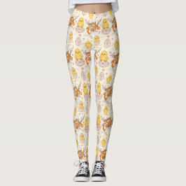 Happy Easter Chick Leggings
