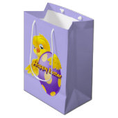Happy Easter Chick  Medium Cadeauzakje (Voorkant Gekanteld)