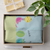 Happy Easter Chick toevoegen naam Tissuepapier (Geschenk)