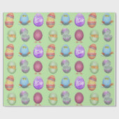 Happy Easter Chicken Cadeaupapier (Vlak)