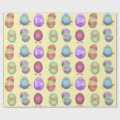 Happy Easter Chicken Cadeaupapier (Vlak)