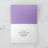 Happy Easter Chicken Feestdagen Kaart (Binnen)