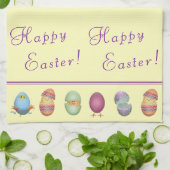 Happy Easter Chicken Theedoek (Gevouwen)