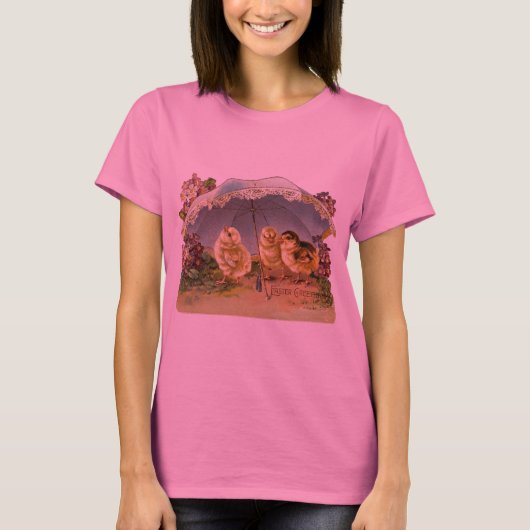 Happy Easter Chicks  T-shirt (Voorkant)