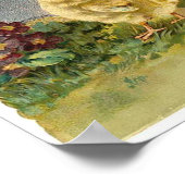 Happy Easter Chicks Vintage Poster (Hoek)