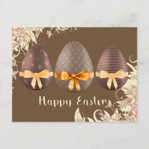 Happy Easter, Choco Easter Eggs Feestdagenkaart
