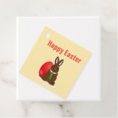 Happy easter-chocolademonnetje bedankjes labels (In situ)