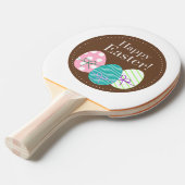 Happy Easter-clipart Tafeltennisbatje (Voorkant Gekanteld)