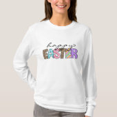 Happy Easter Colorful Cute T-Shirt (Devant)