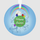 Happy Easter Colorful Planet Ornament (achterkant)