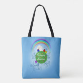 Happy Easter Colorful Planet Tote Bag (Achterkant)
