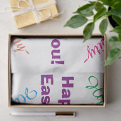 Happy Easter Cute Bunny Rabbit Greeting Tissuepapier (Geschenk)