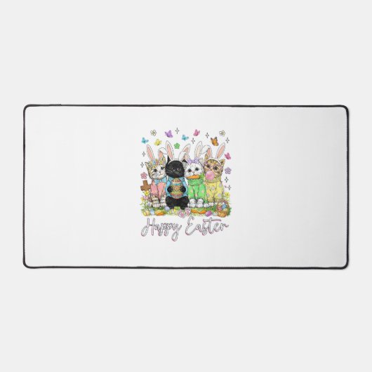 Happy Easter Cute Cat Lover Bunny Easter Day Women (Recto)