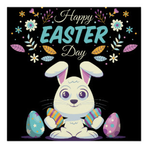 happy easter day-1 perfect poster