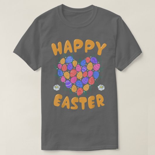Happy Easter Day Funny Eggs Hunting Pascha Christi T-shirt (Design voorkant)