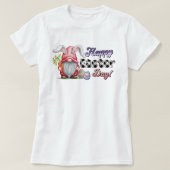 Happy Easter Day Gnome Shirt, Schattige konijn en T-shirt (Design voorkant)