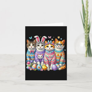 Happy Easter Day Katteneieren Grappig bijpassende  Kaart
