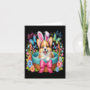 Happy Easter Day Welsh Corgi Hondenliefhebbers Eas Kaart