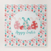Happy Easter Decorated Eggs Bunny Ears Legpuzzel (Verticaal)