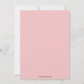 Happy Easter Decorative Pink Script Custom Photo Feestdagenkaart (Achterkant)